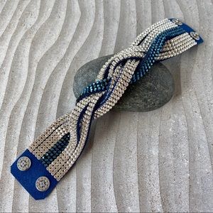 SWAROVSKI I NWOT RARE One of a Kind Braided Bracelet